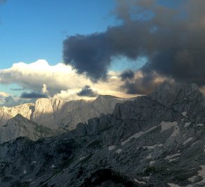 Pohoří Durmitor, v pozadí hora Veliki Meded