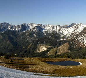 Pohled na hlavní hřeben Seckauských Taur