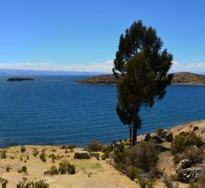 View of one of the island's bays