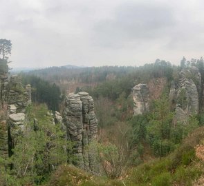 View from the Lookout of Bohemian Paradise