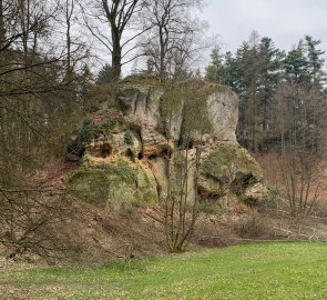 Rock promontory with ruins