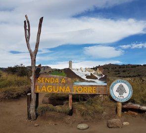 Nástupní místo nad El Chalténem