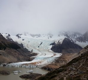 You can enjoy the glacier even in bad weather