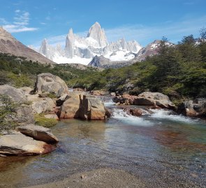 Rio Blanco v národním parku Los Glaciares