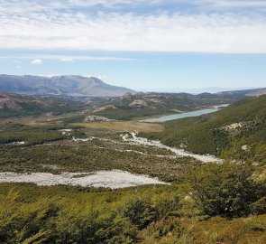 View on the ascent to the lagoons