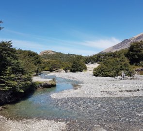 Blind arm of the Rio Blanco