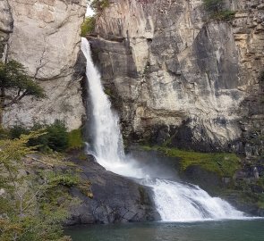 Waterfall next to El Chalten