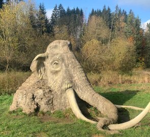 Mammoth statue