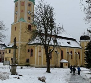 Square in Horní Blatná