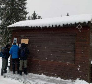 The true destination of our trip - open refreshment at the lookout tower