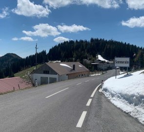 Car park at the Sommeralm saddle