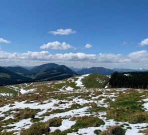 View of the Osser and Hochlantsch mountains