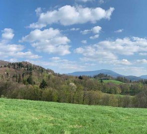 Beautiful views of Lysá hora and Smrk