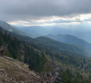 View of the edge of the Raxalpe Mountains