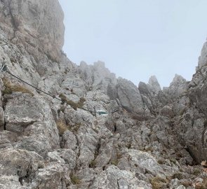 Klettersteig Gretchensteig, obtížnost  A