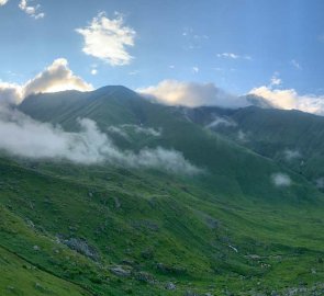 Evening atmosphere in the mountains