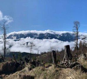 Totes Gebirge during the ascent