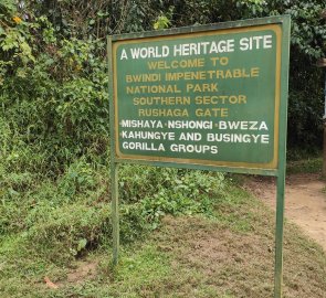 Entrance to Bwindi Park