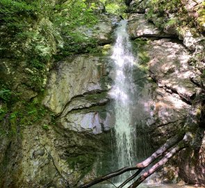 The second waterfall on the Rybnica River