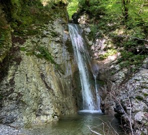 The first waterfall on the Rybnica River