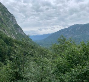 Výhled směrem k Bohinjskému jezeru