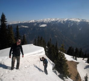 Na horském hřebínku Schneealpe