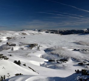 View of the Schneealpe plateau