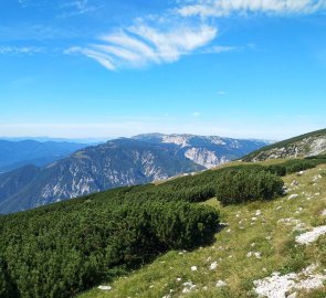 Pohled na pohoří Raxalpe