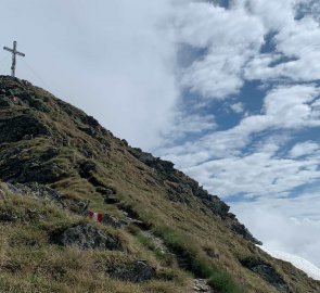 Vrchol Schoberspitze je na dohled