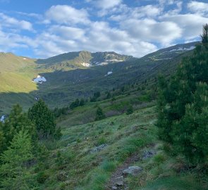 Mountain trail to Schoberspitz