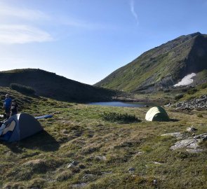 Bivouac in the saddle