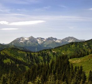 View of the Rottenman Tauern