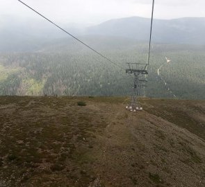 We used the cable car on the way back - the weather had deteriorated