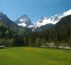 Totes Gebirge - valley view from Hinterstoder