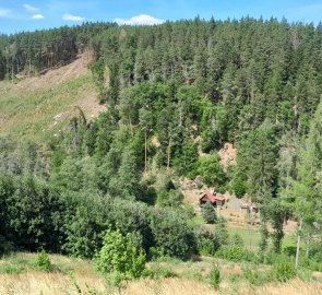 View from Víckov to the Bobrůvka valley