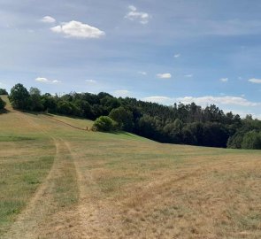 The road from Víckov to Žďárec