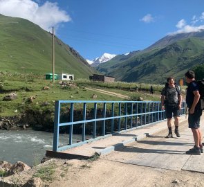 Bridge at Kvemo Okrokama settlement