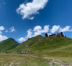 The ruins of Zakagori Castle are already in sight