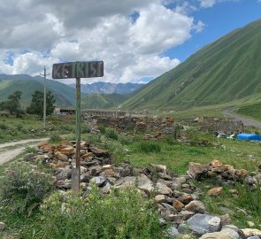 Walking through the village of Keterisi