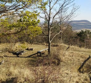 Vrchol hory Úhošť 593 m n.m.