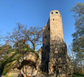 Rock ruins of Valečov