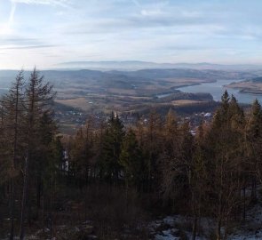 Pohled z rohledny na Jesníky a Slezskou Hartu