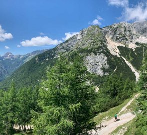 Landscape around the Vršič saddle