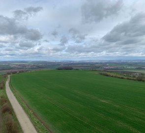 View north towards Brno