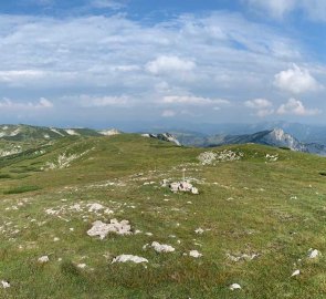 View from the top towards the west