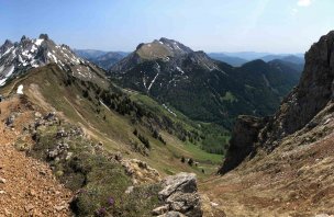 A fair mountain climb up the Hochturm