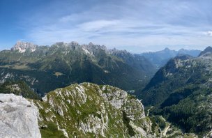 Trek to Bila Pec from Sella Nevea in Italy