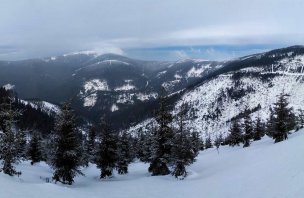 Zimní trek z Dolní Moravy pod Kralický Sněžník