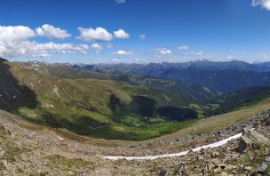 Okružní túra na horu Schießeck nad střediskem Lachtal