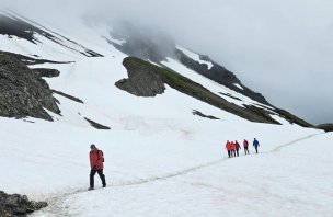 Climb to the Exit Glacier lookout in Kenai NP, Alaska